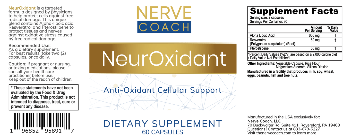 Nerve Coach NeurOxidant and PureForm Omega Natural® Bundle