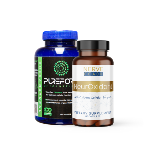 Nerve Coach NeurOxidant and PureForm Omega Natural® Bundle
